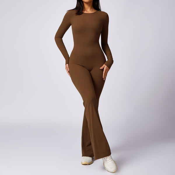 Sleeved Cotton Jumpsuit