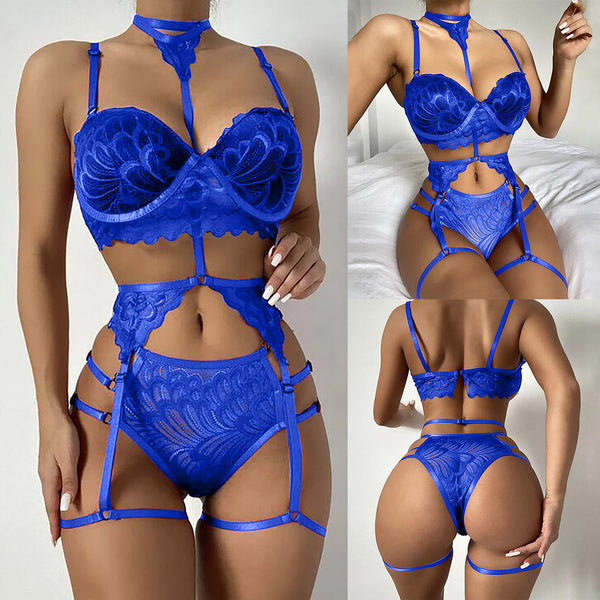 Garter Lace Lingerie Set