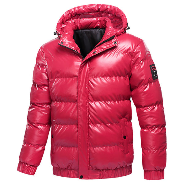Solid Cotton Winter Jacket