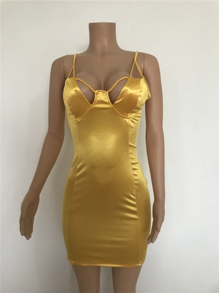 Silk Cami Bodycon Dress