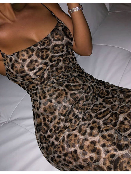 Leopard Printed Dress