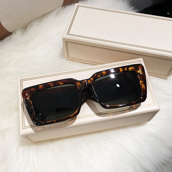 Box Frame Trendy Sunglasses