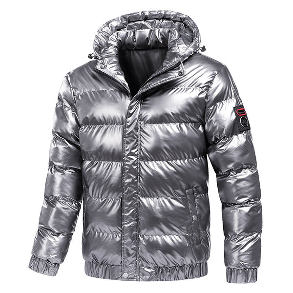 Solid Cotton Winter Jacket
