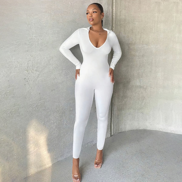 Solid Cutout Jumpsuit