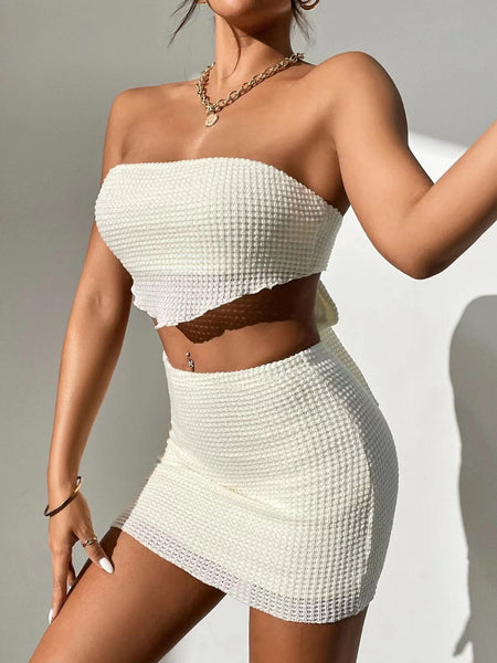 Ribbed Tube Top Set