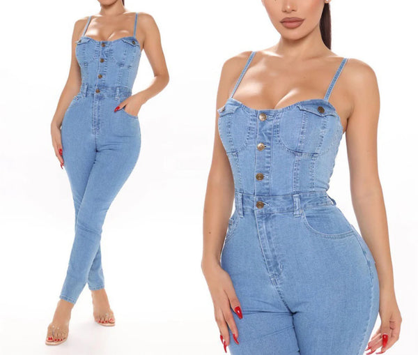 Classy Denim Jumpsuit