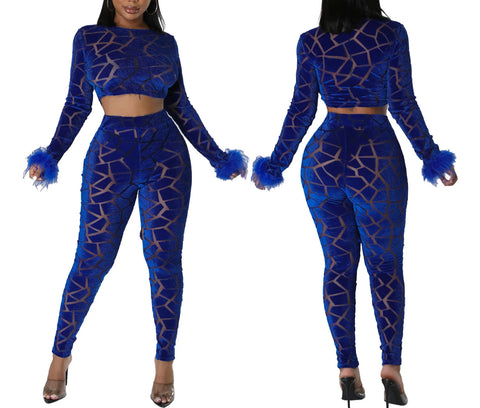 Puzzle Fur Sleeved Set