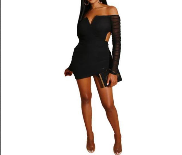 Off Shoulder Bodycon Dress