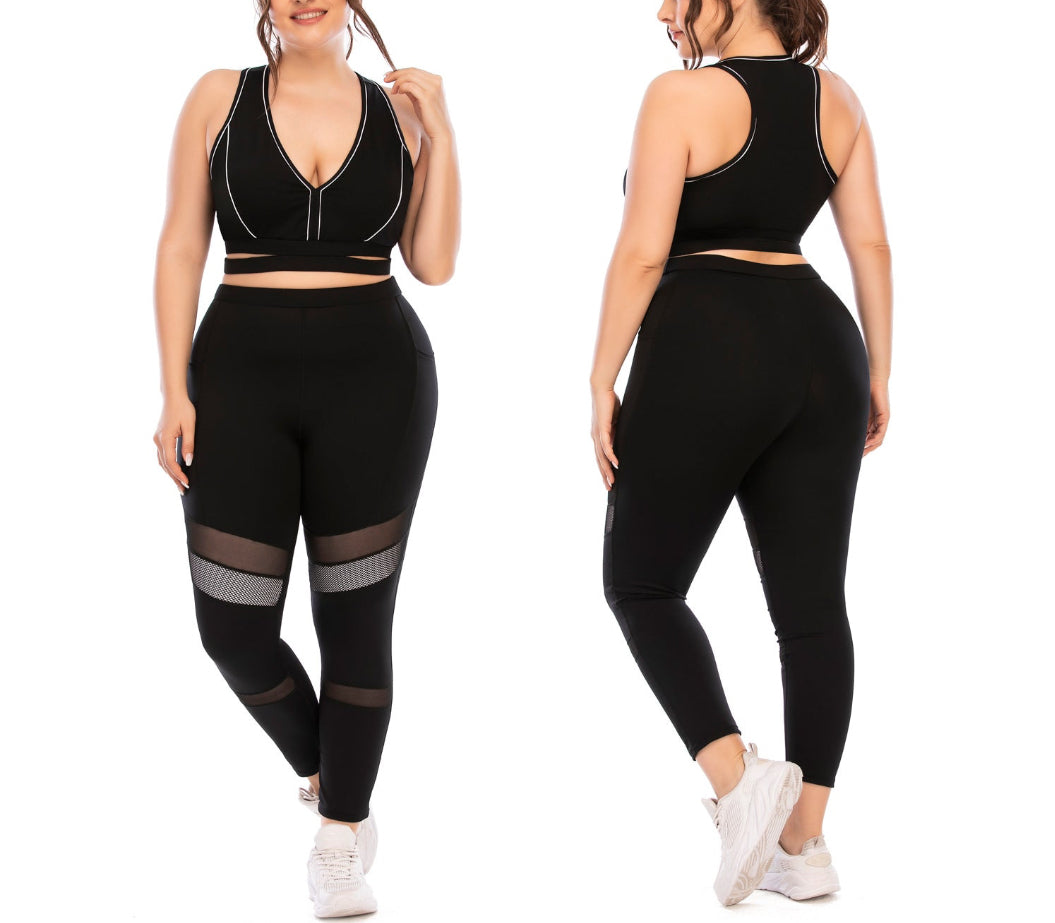 Solid Fitness Matching Set