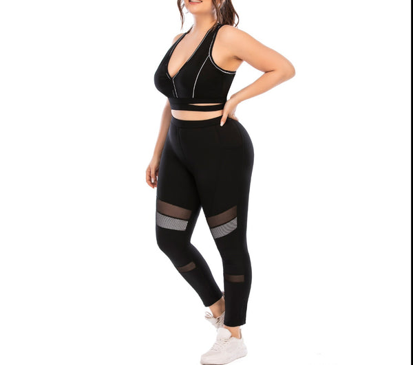 Solid Fitness Matching Set