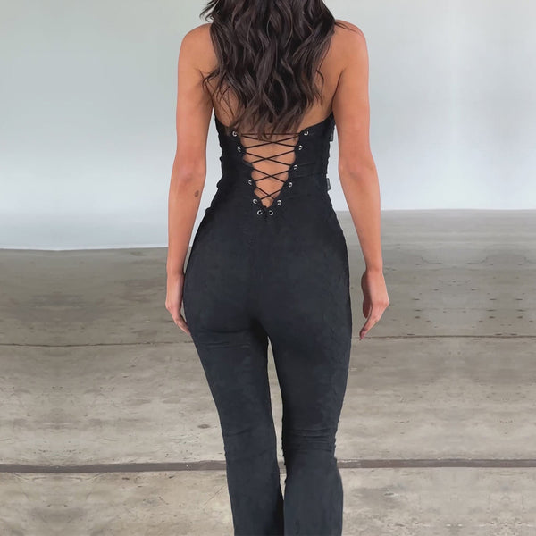 Lace Mesh Jumpsuit