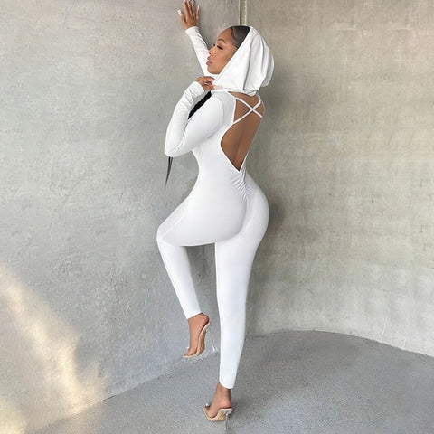 Solid Cutout Jumpsuit