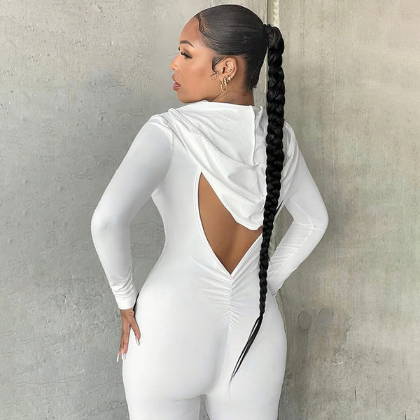 Solid Cutout Jumpsuit