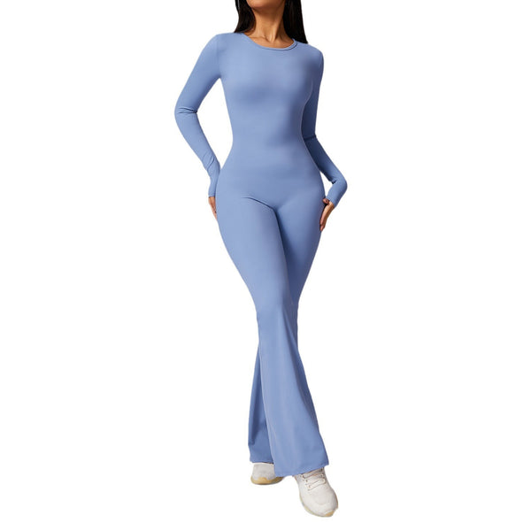 Sleeved Cotton Jumpsuit