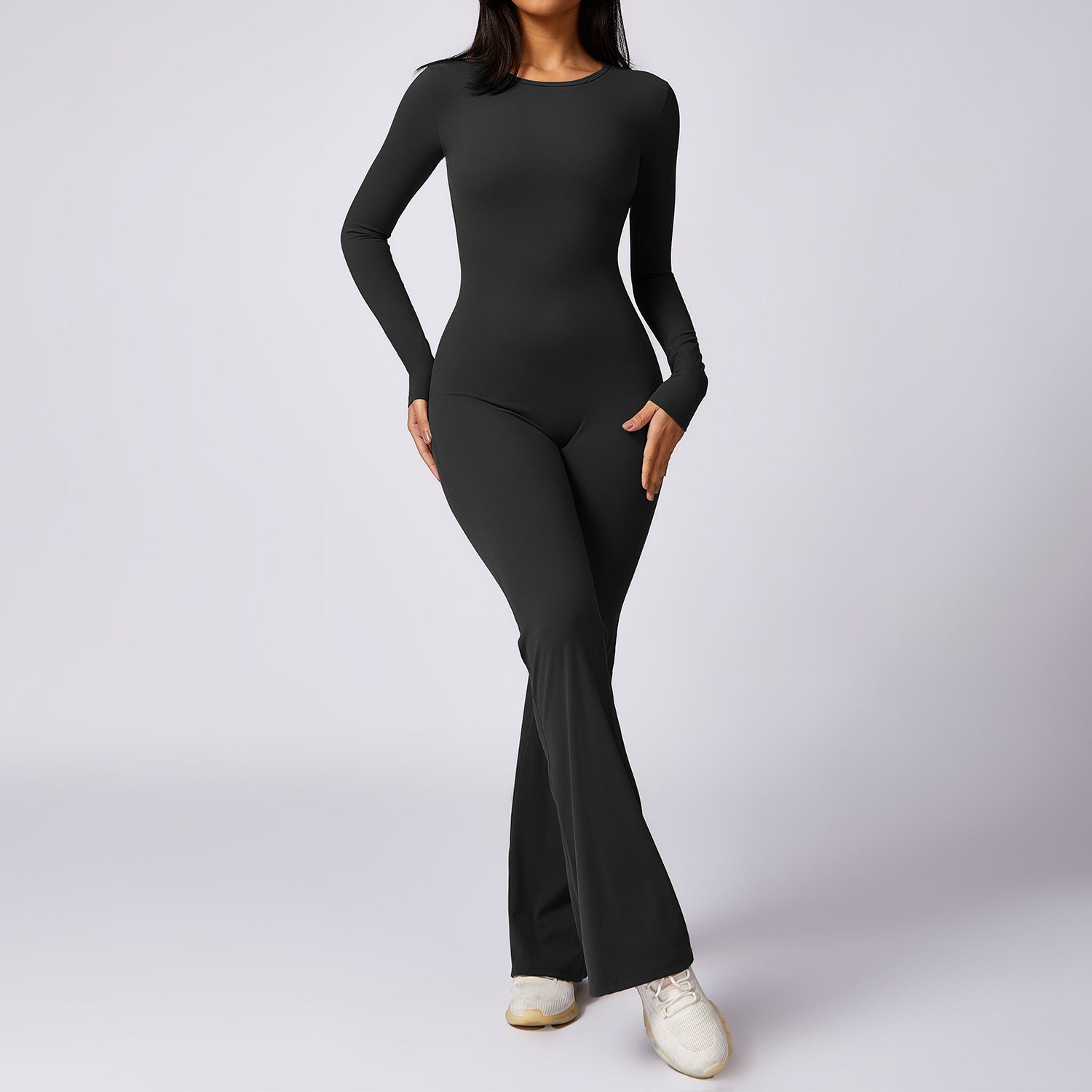 Sleeved Cotton Jumpsuit