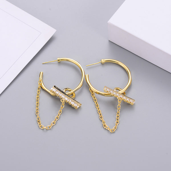 Gold Stainless Earrings