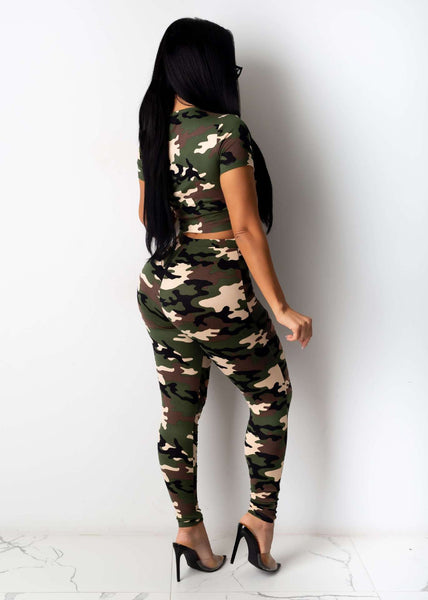 Two-Piece Camo Set