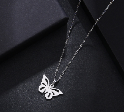 Stainless Butterfly Necklace