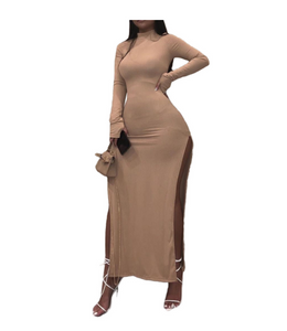 Fashion Bodycon Split Dress