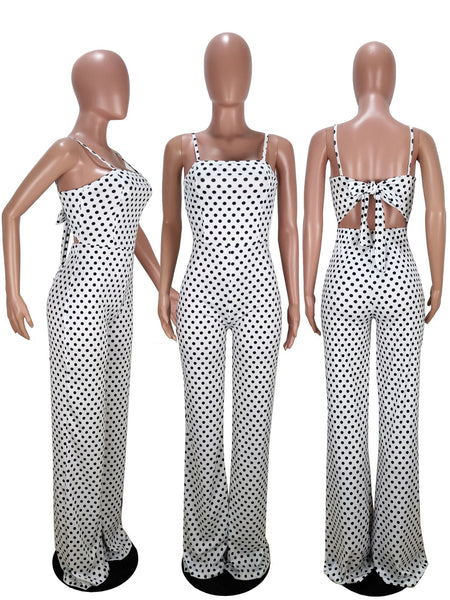 Polka Dot Cami Jumpsuit