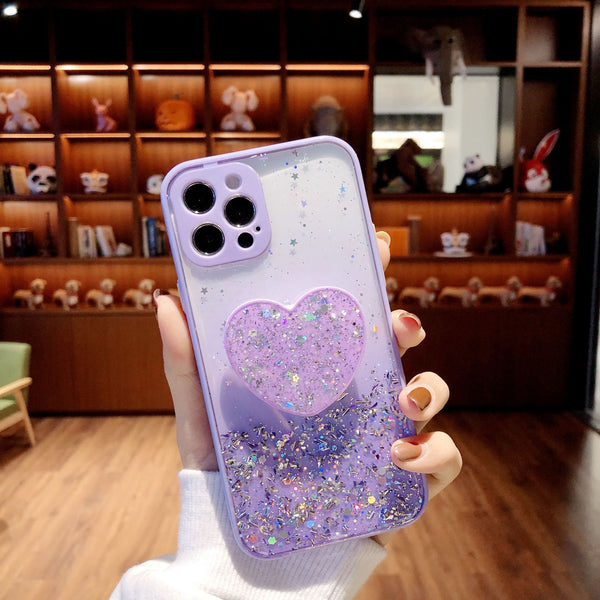 Love Bracket Glitter Case