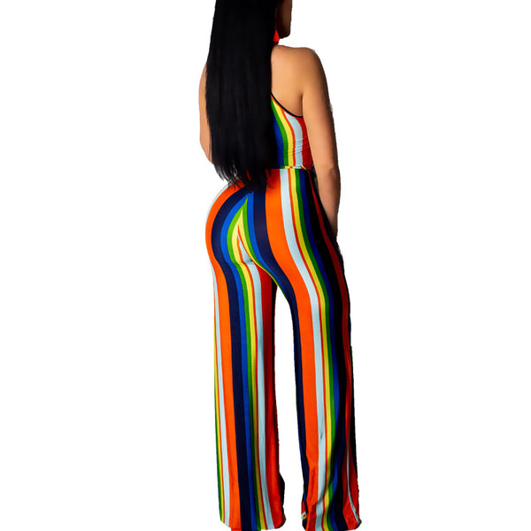 Casual Rainbow Jumpsuit