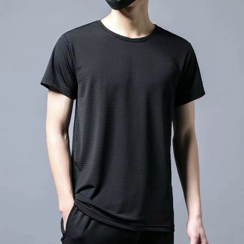Casual Round Neck Short Sleeve T-shirt