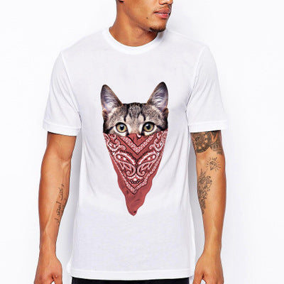 Fashion Printed Cat Shirt