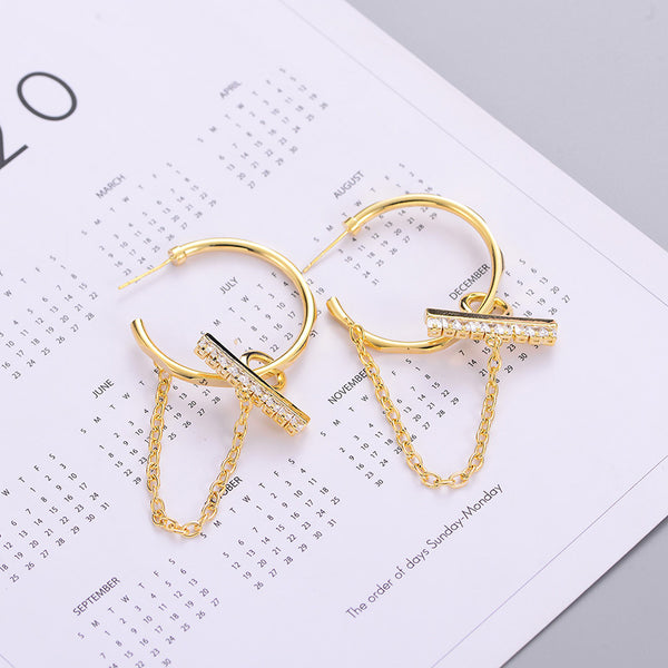 Gold Stainless Earrings