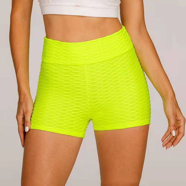 High Waist Honeycomb Shorts