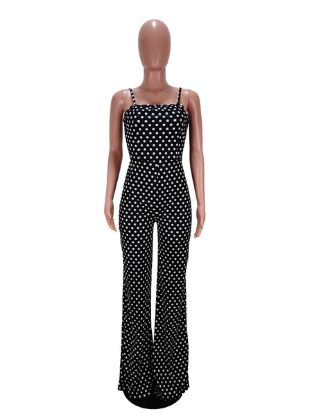 Polka Dot Cami Jumpsuit