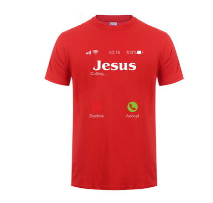 Jesus Printed T-Shirt