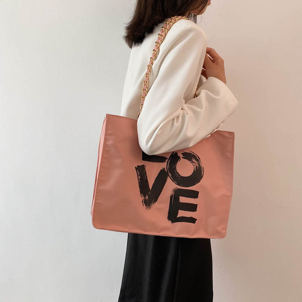 Fashion Letter Shoulder Bag