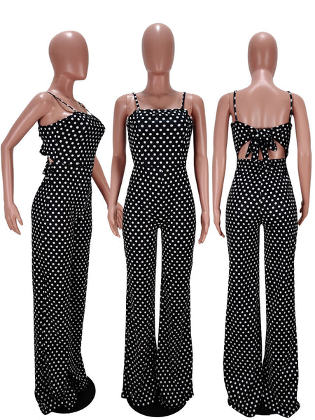 Polka Dot Cami Jumpsuit