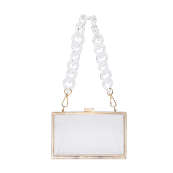 Transparent Mini Square Bag