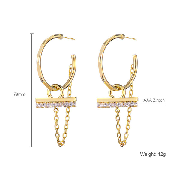 Gold Stainless Earrings