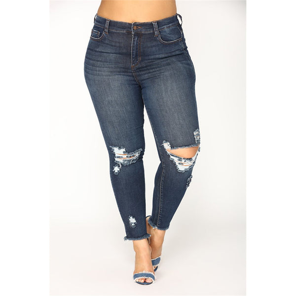 Fashion Denim Ripped Jeans