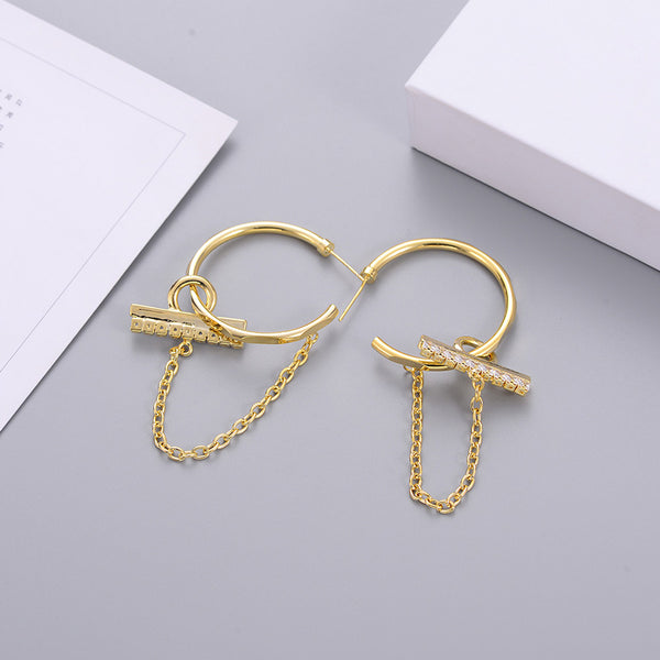 Gold Stainless Earrings