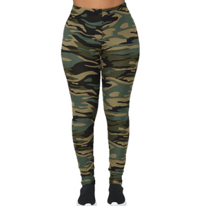 Camouflage Printed Leggings