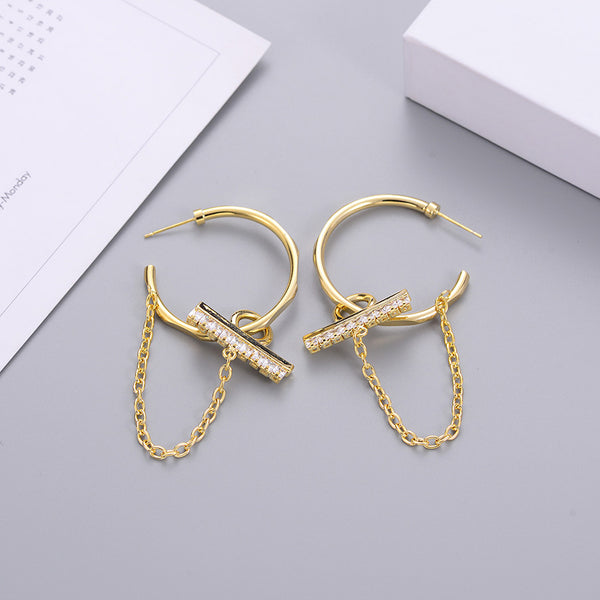 Gold Stainless Earrings