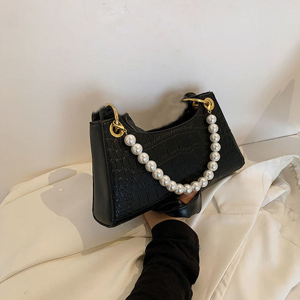 Trendy Pearl Shoulder Bag